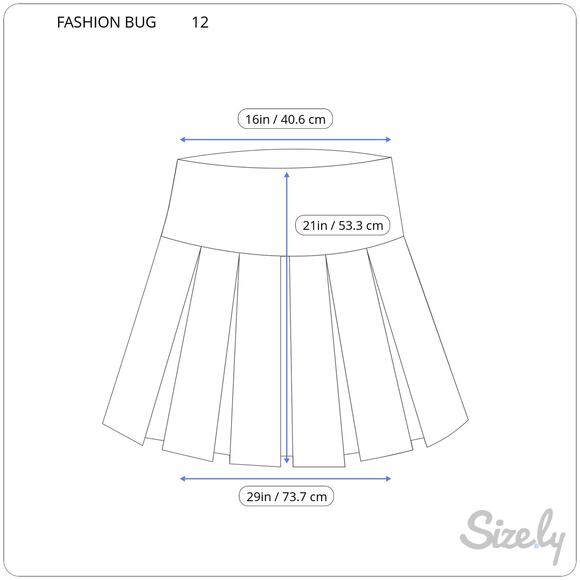 FASHION BUG Blue Denim Knee Length Unlined Trumpet Skirt Pockets Womens 12 - Picture 2 of 11